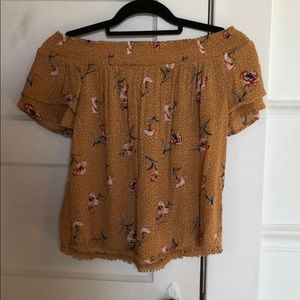 Off the shoulder summer top